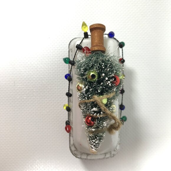 Glitter Bus Christmas Tree Ornament - Picture 5 of 6